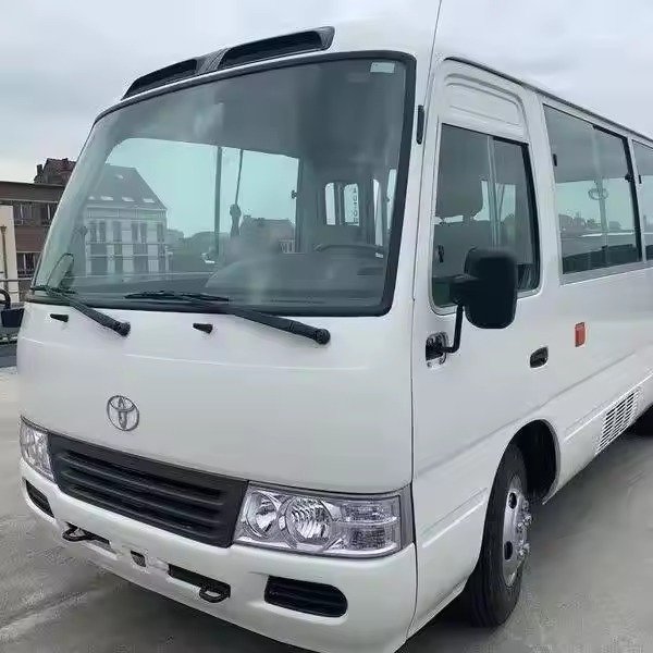 2018 2019 Left Hand Drive Toyota Used Car Coaster 23 29 Seater Bus Gasoline Engine